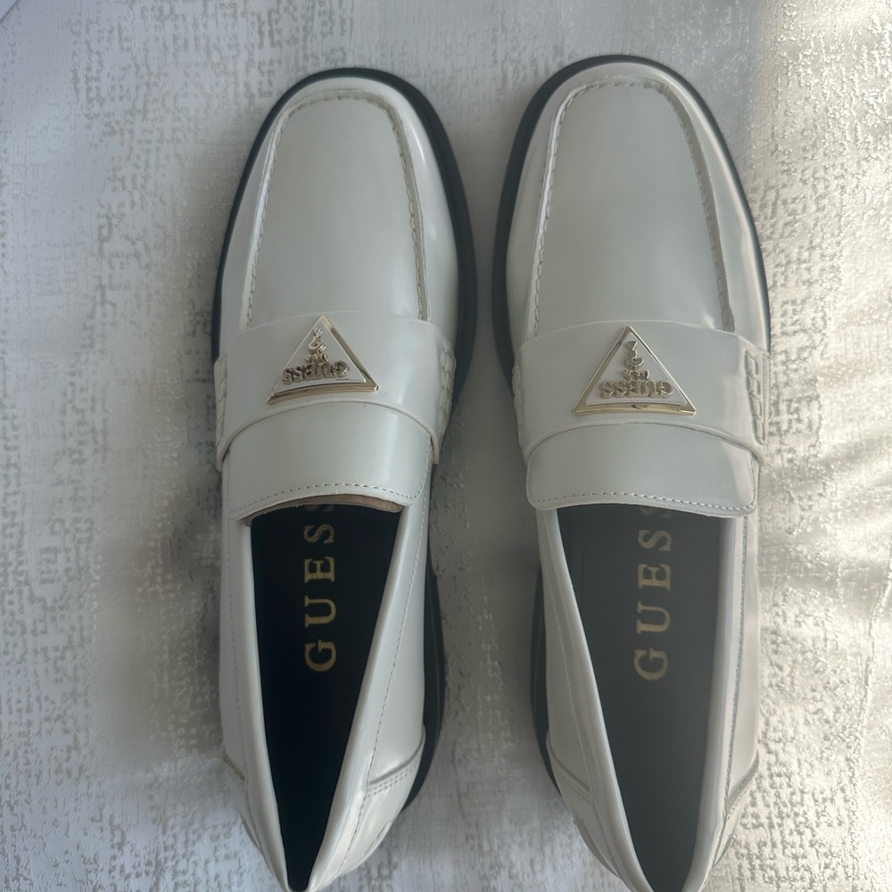 GUESS White Loafers
